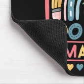 Tag klüger 100. Schullehrer Mädchen Junge Mousepad (Ecke)