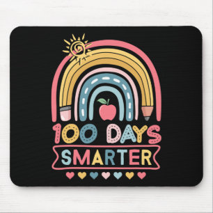 Tag klüger 100. Schullehrer Mädchen Junge Mousepad