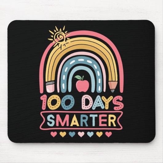 Tag klüger 100. Schullehrer Mädchen Junge Mousepad (Vorne)