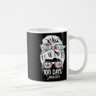 Tag klüger 100. Schultag Messy Bun Mama Kaffeetasse