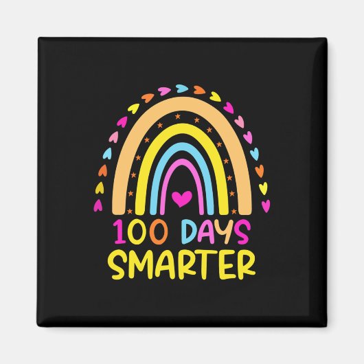 Tag klüger Lehrer 100. Schulrau W Magnet (Vorne)