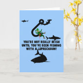 Tag Kobold-St. Patricks Karte (Gelbe Blume)