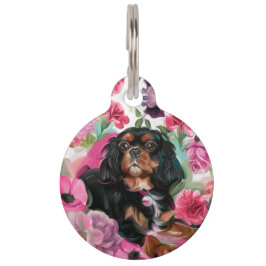 TAG| Liebe Black & Tan Cavalier Art Haustiermarke