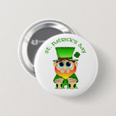 Tag Lil Geschwätz-St. Patricks Button (Vorne & Hinten)