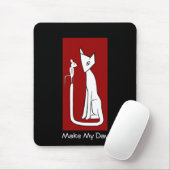 Tag machen - Katze und Maus Mousepad (Mit Mouse)