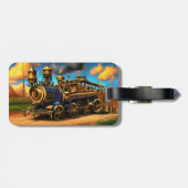 Tag Magenta Bold, Karussell Gepäckanhänger (Rückseite horizontal)