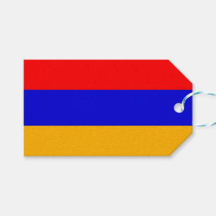 Tag mit der Flagge Armeniens Geschenkanhänger