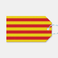 Tag mit der Flagge Kataloniens, Spanien