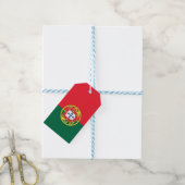 Tag mit der Flagge Portugals Geschenkanhänger (Mit Garn)