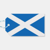Tag mit der Flagge Schottlands, Vereinigtes Königr Geschenkanhänger (Rückseite Horizontal)