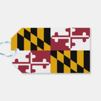 Tag mit der Flagge von Maryland Staat, USA