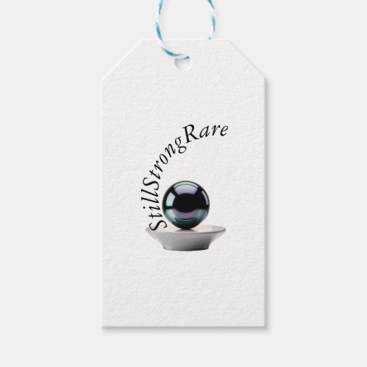 Tag mit persönlicher Nachricht Geschenkanhänger (Vorderseite)