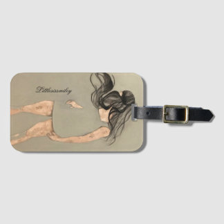 Tag mit wildem Kind Gepäckanhänger