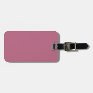 Tag mit zwei Tonen Braun und Mauve rosa Gepäckstüc Gepäckanhänger