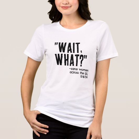 Tag nach der Wahl Tri-Blend Shirt (Vorderseite)
