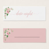 Tag Nacht Brautparty Spaß Blumenkarten (Vorne & Hinten)