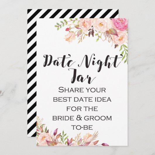 Tag Nacht Idee 12x18 signieren Einladung (Vorne/Hinten)