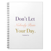 Tag-Notizbuch-Goldakzent Notizblock (Vorderseite)