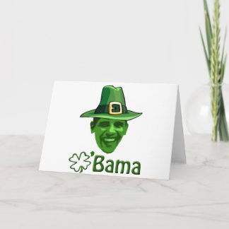 Tag Obama-St. Patricks Karte
