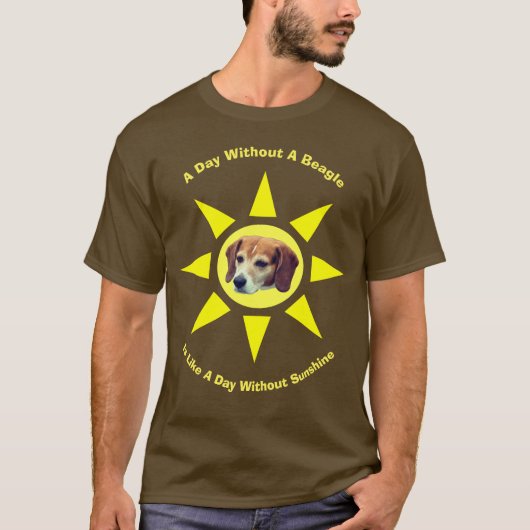 Tag ohne Beagle T-Shirt (Vorderseite)
