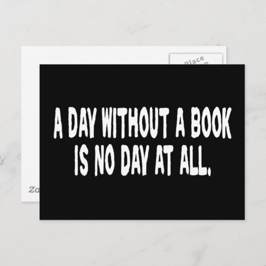 Tag ohne Postkarte (Vorne/Hinten)