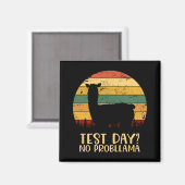 Tag ohne Probllama Silhouette Lehrer Student Gradu Magnet (Vorderseite/Rückseite)