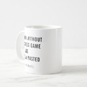 Tag ohne Schachspiel Personalisierte Kaffee-Tasse Kaffeetasse (Vorderseite Links)