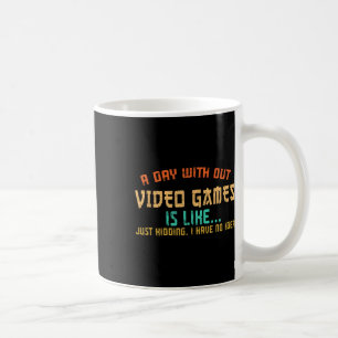 Tag Ohne Videospiele Lustiger Gamer Gaming Jungen Kaffeetasse