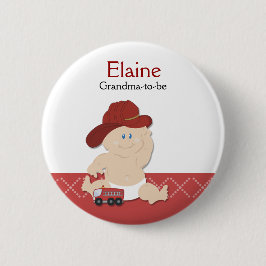 TAG-Personalisierter Button für Baby Fire Fighter