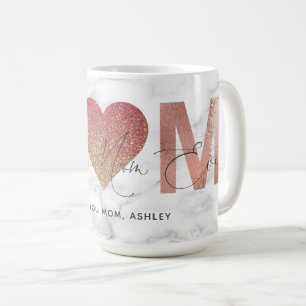 Tag personalisiertes der Rosen-Goldder beste Kaffeetasse