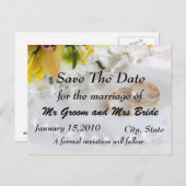 Tag PostCard gerettet Ankündigungspostkarte (Vorne/Hinten)