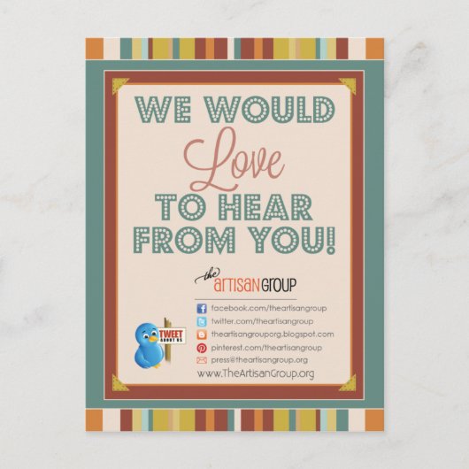 TAG Press Postcard Postkarte (Vorderseite)