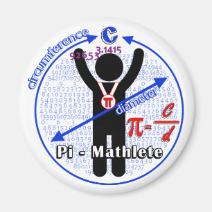 Tag PU-PU-Mathlete 3,14 Magnet
