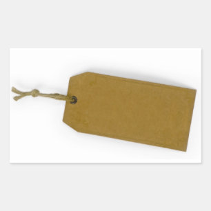 Tag Rechteckiger Aufkleber