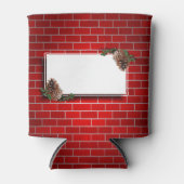 Tag "Red Brick W/PineCones" Dosenkühler (Vorderseite)