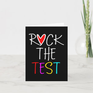 Tag Rock Der Test Lehrer Testtag Lustiger Lehrer Karte