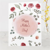 TAG (ROSE) DER MUTTER-KARTE KARTE (Gelbe Blume)