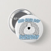 Tag-Schäferhund-Knopf Button (Vorne & Hinten)