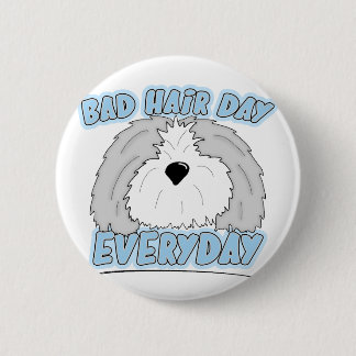 Tag-Schäferhund-Knopf Button