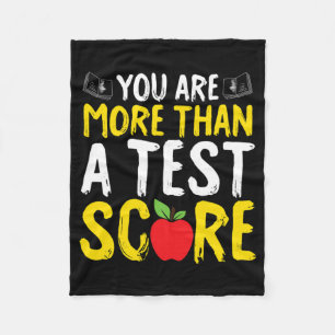 Tag Sie sind mehr als ein Test-Score-Staat Test BO Fleecedecke