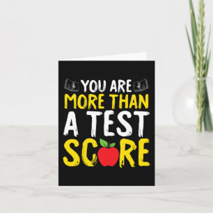 Tag Sie sind mehr als ein Test-Score-Staat Test BO Karte