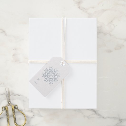 Tag-Silber-BegleitheftTags Geschenkanhänger (Mit Schnur)