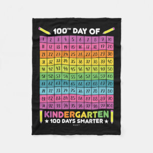 Tag Smarterer Kindergarten Schüler 100. Tag des SC Fleecedecke