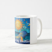 Tag Sonnenschein-Tasse Kaffeetasse (VorderseiteRechts)