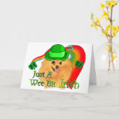 Tag Spitz-St. Patricks Karte (Gelbe Blume)