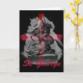Tag St. Georges Karte (Gelbe Blume)