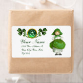 TAG ST. PATRICK - IRISCHES MÄDCHEN UND KLEEBLÄTTER (Insitu)
