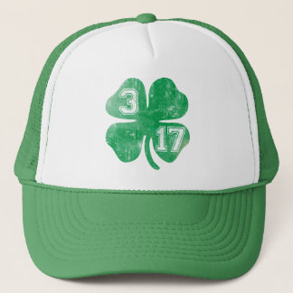Tag St. Patricks des Kleeblatt-3/17 Truckerkappe