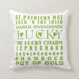 Tag St. Patricks Kissen