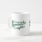 Tag St. Pattys der Küsten-Höhen-NJ Kaffeetasse (Vorderseite Links)